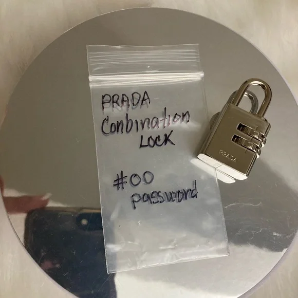 Auth Prada Combination Lock 🔐